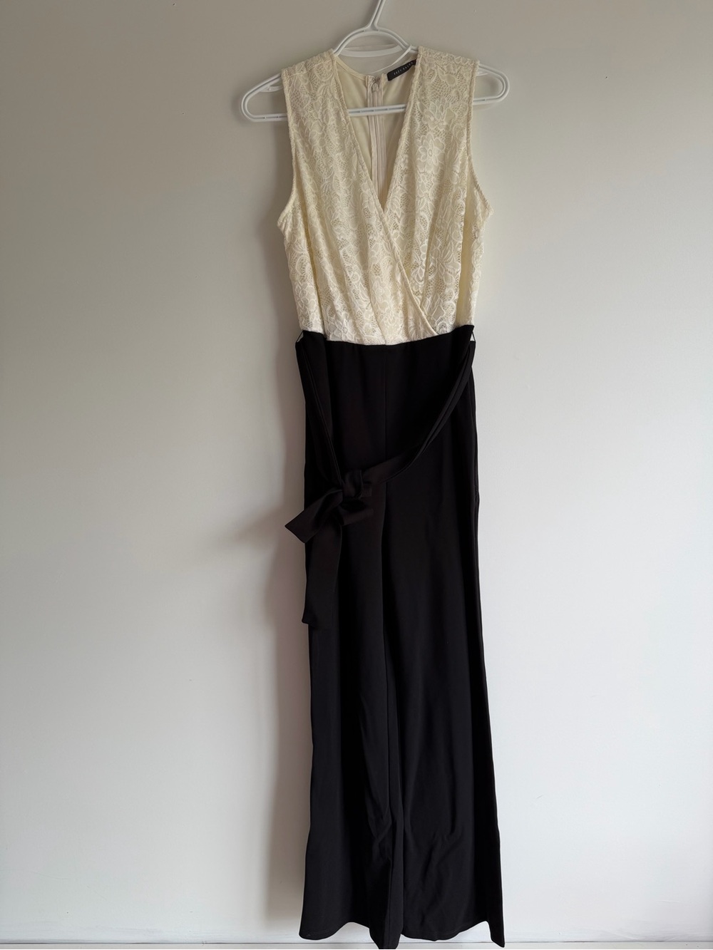 NWT Suzy Shier Lace Wide Leg Jumpsuit | Size Large